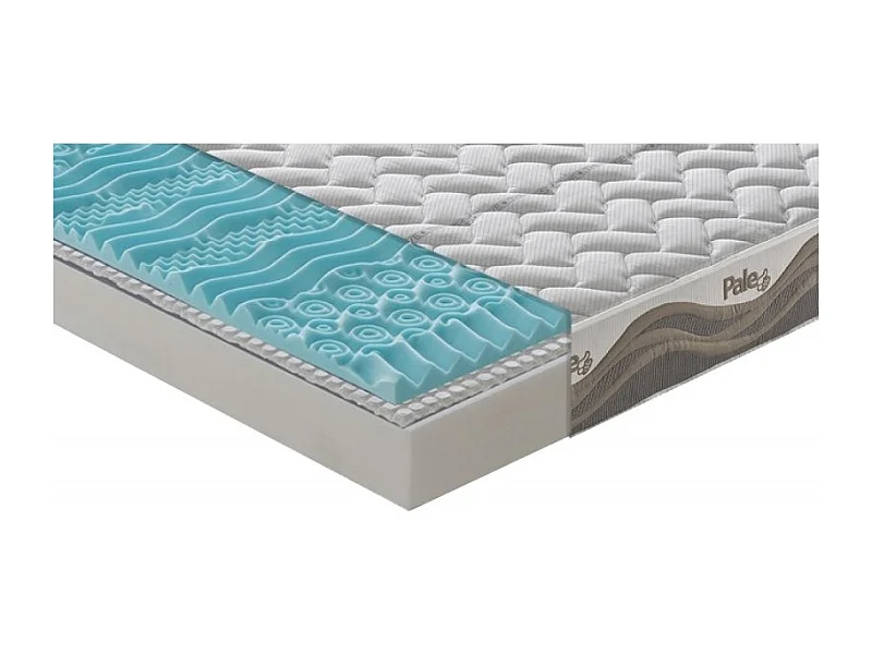 Materasso in memory foam e micromolle con Thermosensitive sfoderabile - 80x200
