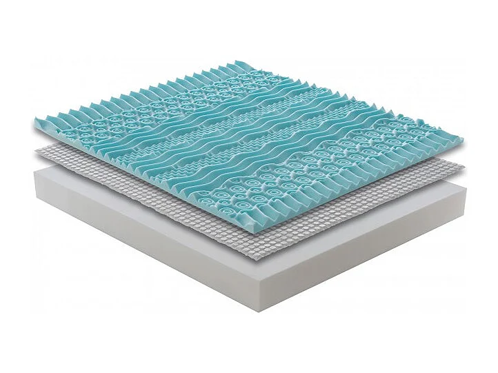 Materasso in memory foam e micromolle con Thermosensitive sfoderabile - 140x190