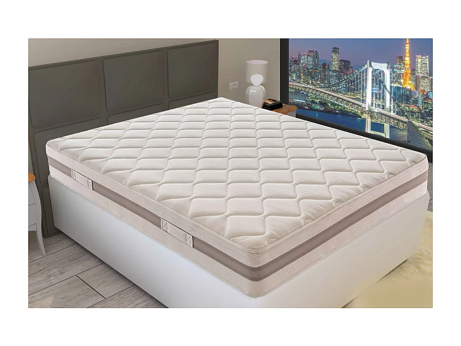 Materasso Jenny schiumato ad acqua | Altezza materasso 21cm – Livello di rigidità 8/10 - 80x200