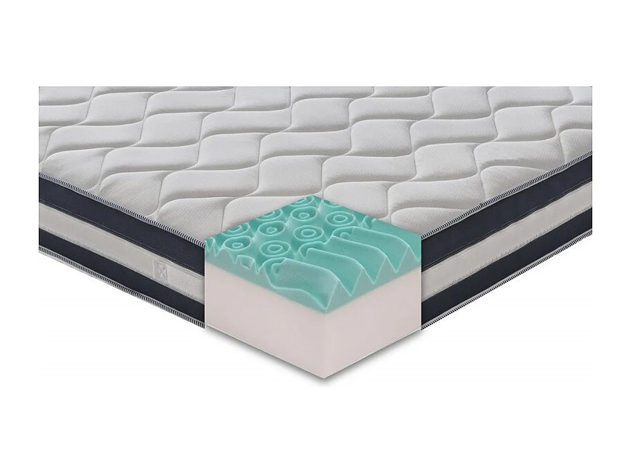 Materasso “Erik” non sfoderabile in memory foam e gel rinfrescante - 120x200