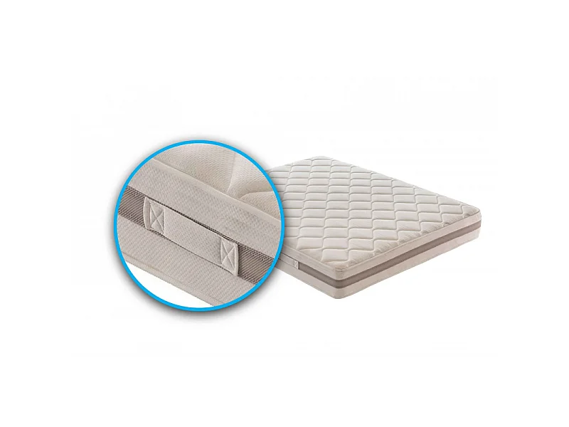 Materasso Jenny schiumato ad acqua | Altezza materasso 21cm – Livello di rigidità 8/10 - 120x200