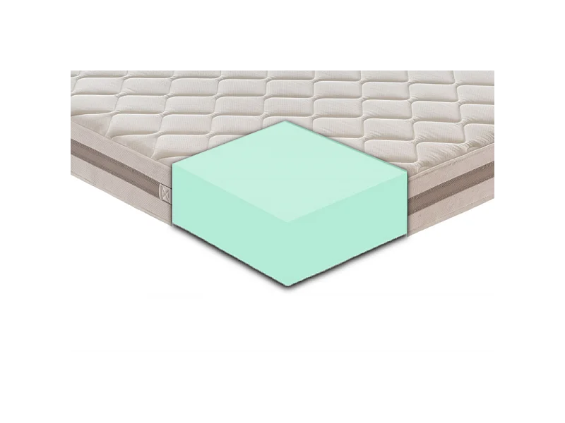 Materasso Jenny schiumato ad acqua | Altezza materasso 21cm – Livello di rigidità 8/10 - 120x200