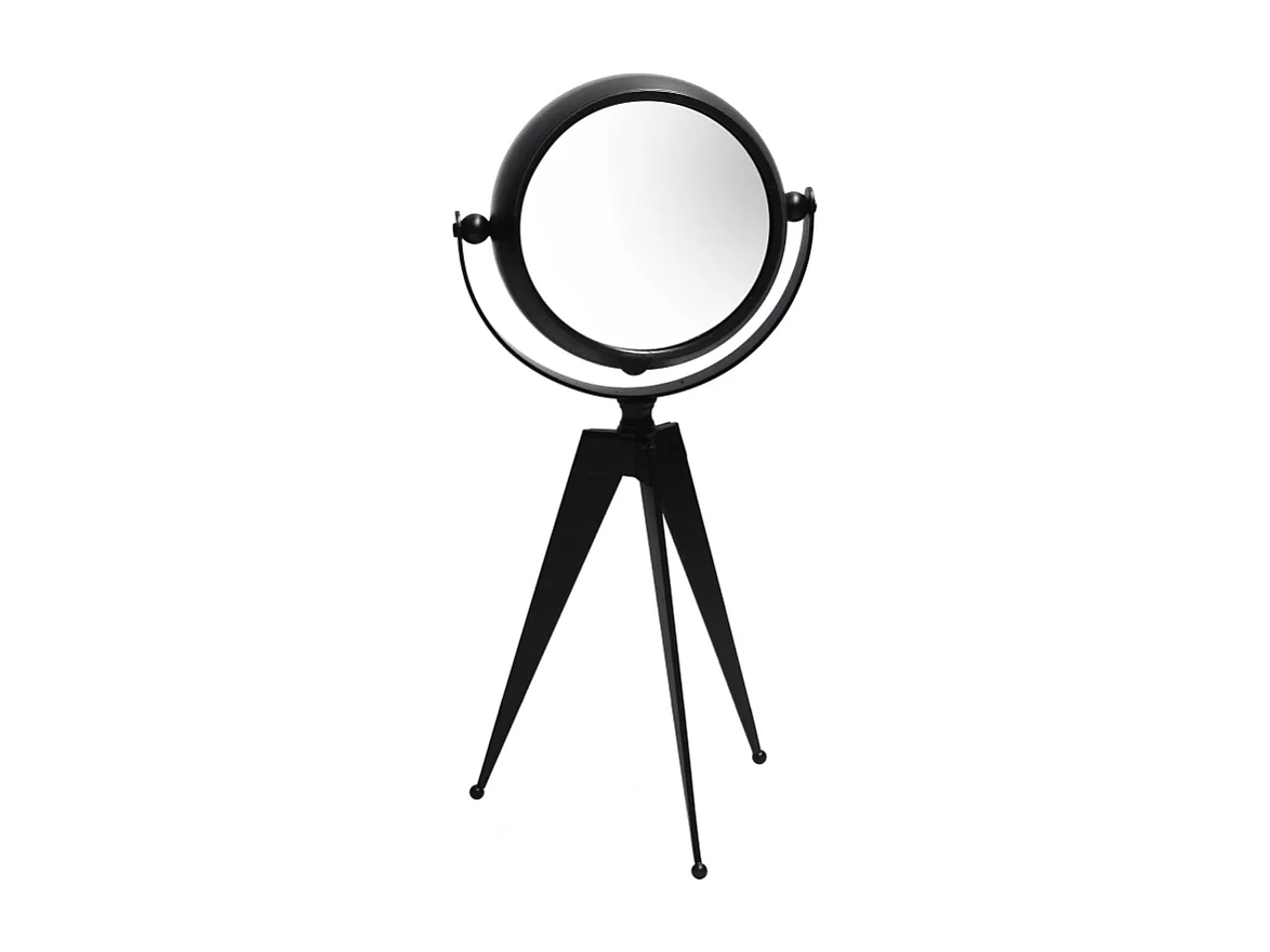 Orologio da tavolo metallo nero quadrante bianco cm 14x11h30