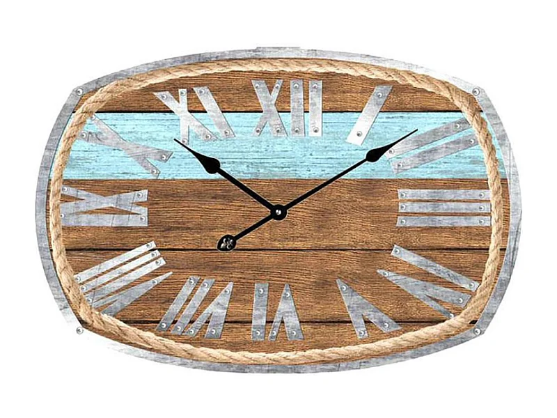 Orologio vetro numeri romani con corda cm 60x40x4