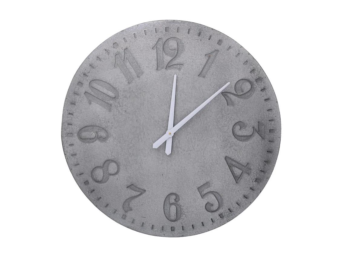 Orologio legno grigio cm ø74x2