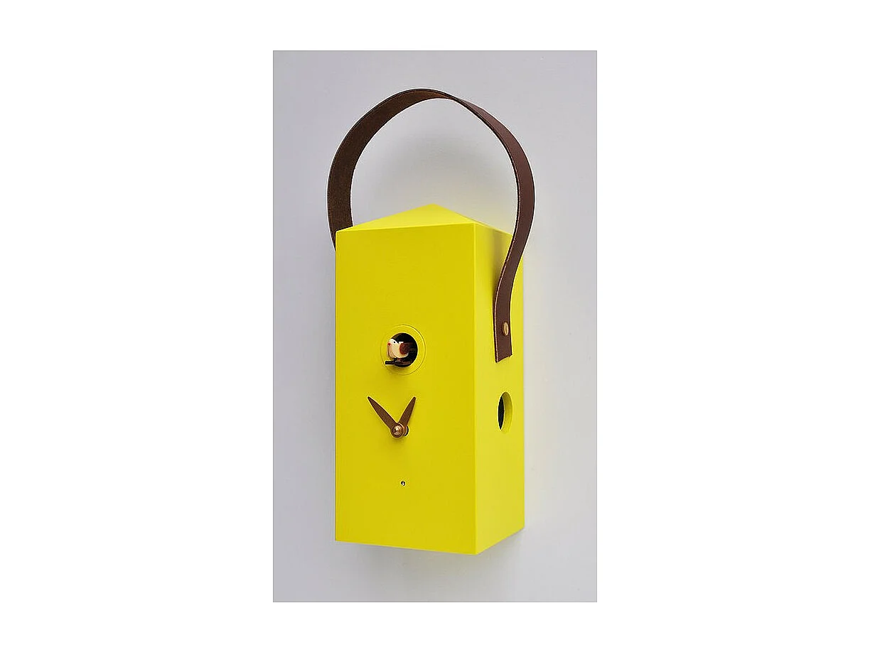 Orologio a cucù Lanterna da parete o appoggio con manico in cuoio