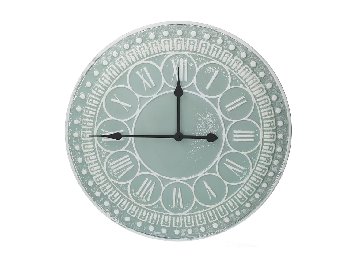 Orologio metallo verde cm ø59x3