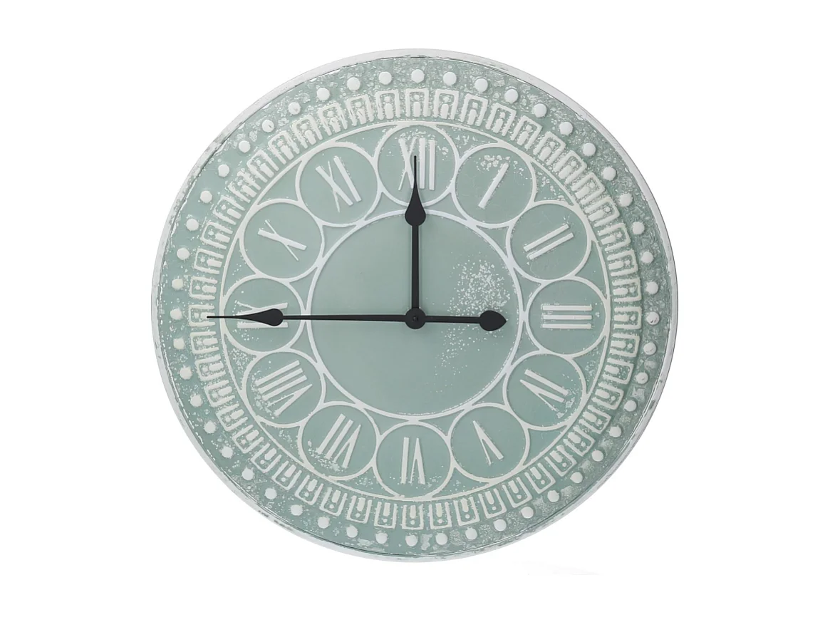 Orologio metallo verde cm ø59x3