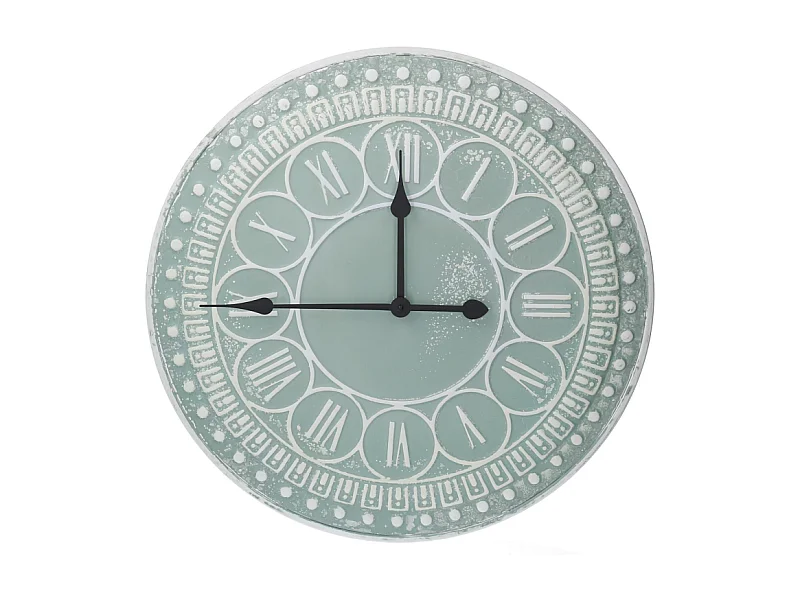 Orologio metallo verde cm ø59x3