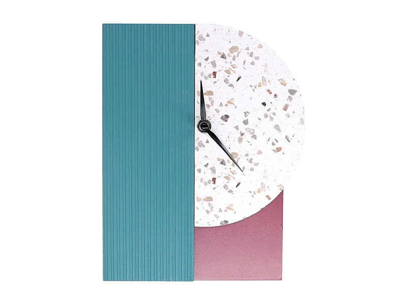 Orologio legno multicolor cm 19,5x5x25