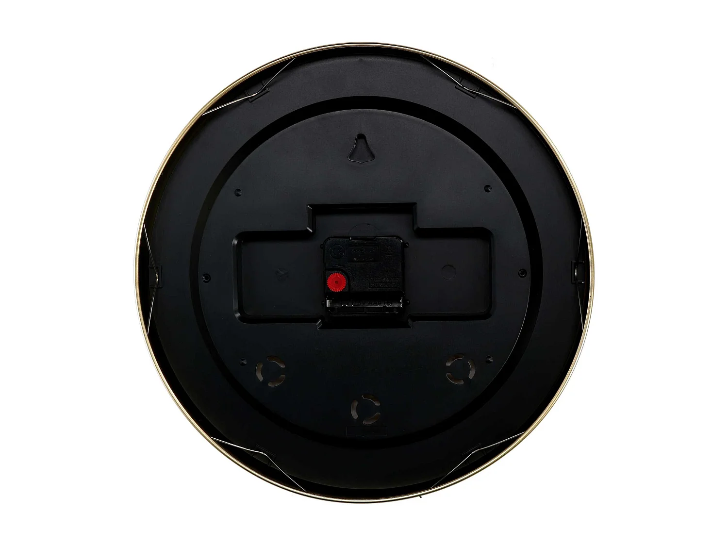 Orologio alluminio farfalle bianco tondo cm ø31,6h4,9