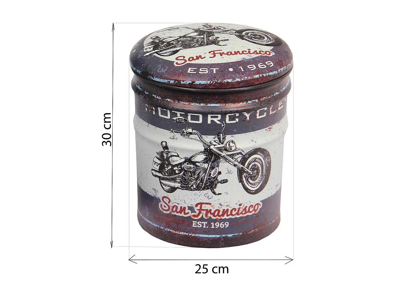 Set Di 2 Pouf Contenitore Tondo Per Interno Poggiapiedi Salotto Camera Cameretta