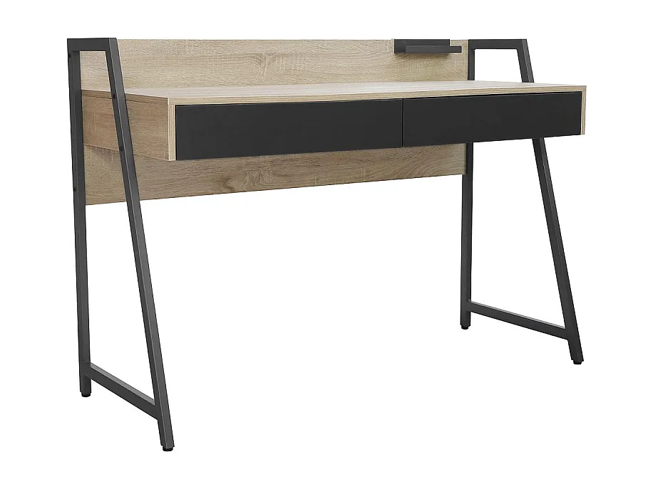 SCRIVANIA ALIX GRIGIO SCURO 124X50X88 CM CASACOLLECTION