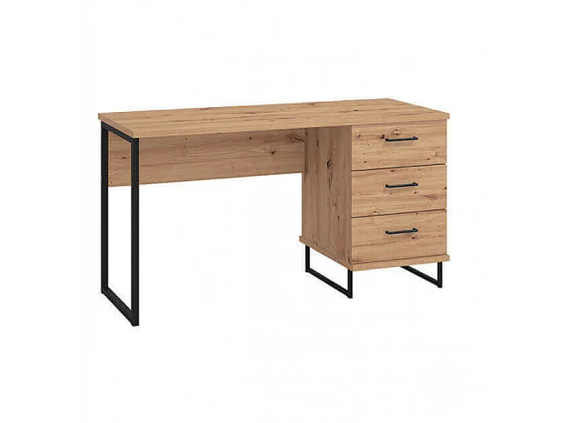 COMPUTER DESK SARDINIA ROVERE ARTIGIANO