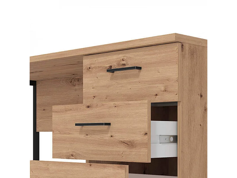 COMPUTER DESK SARDINIA ROVERE ARTIGIANO