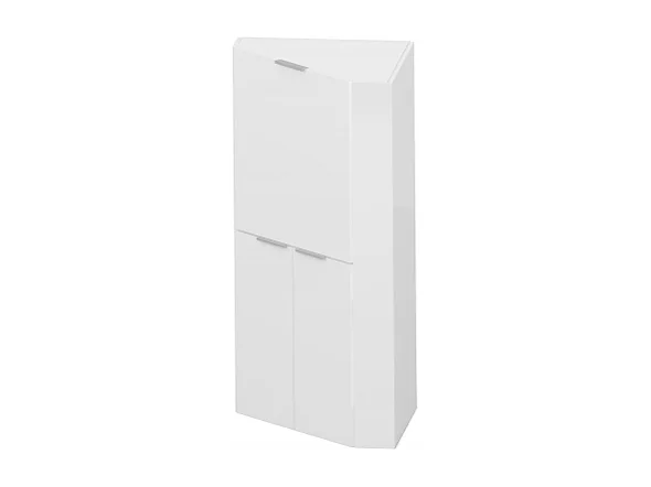Scrivania ad angolo Dalia – Richiudibile – 70x140x57 – Bianco Lucido