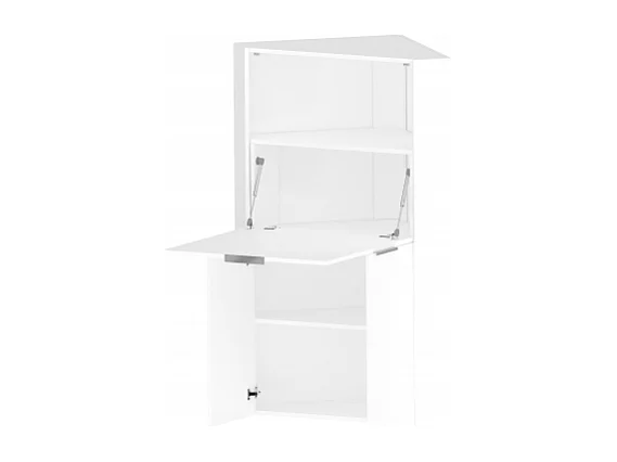 Scrivania ad angolo Dalia – Richiudibile – 70x140x57 – Bianco Lucido