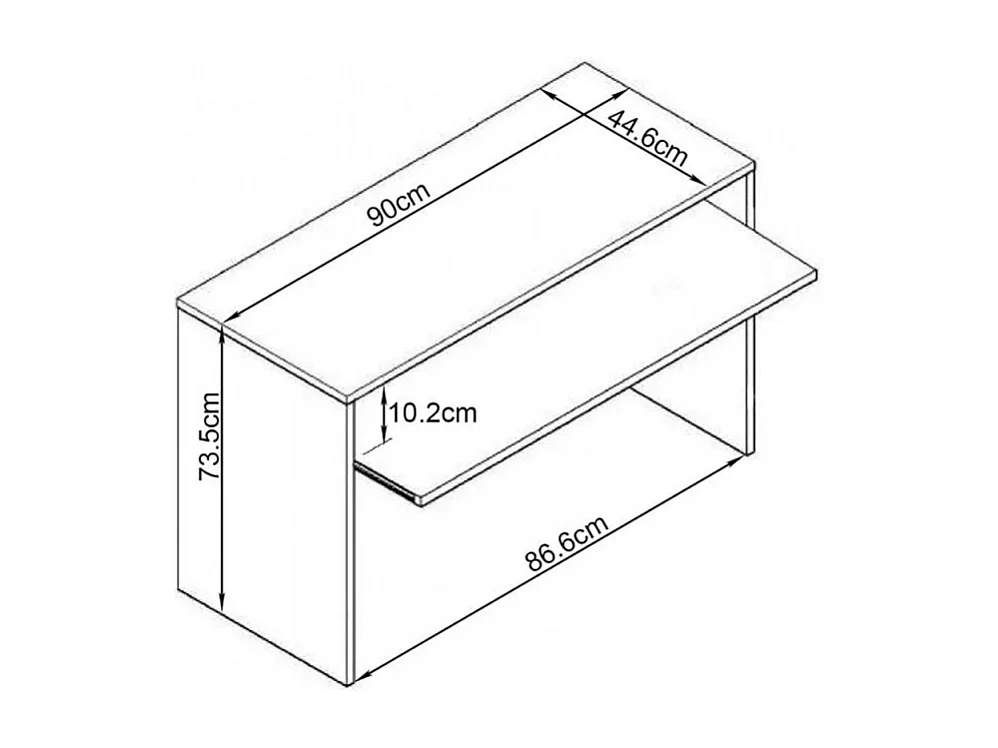 PORTA PC PERRY BIANCO