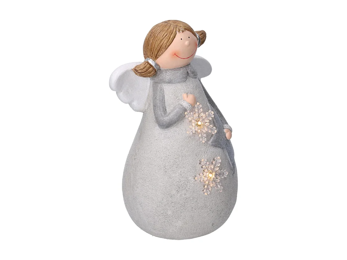 Angelo resina led bianco cm 24x20,5h38