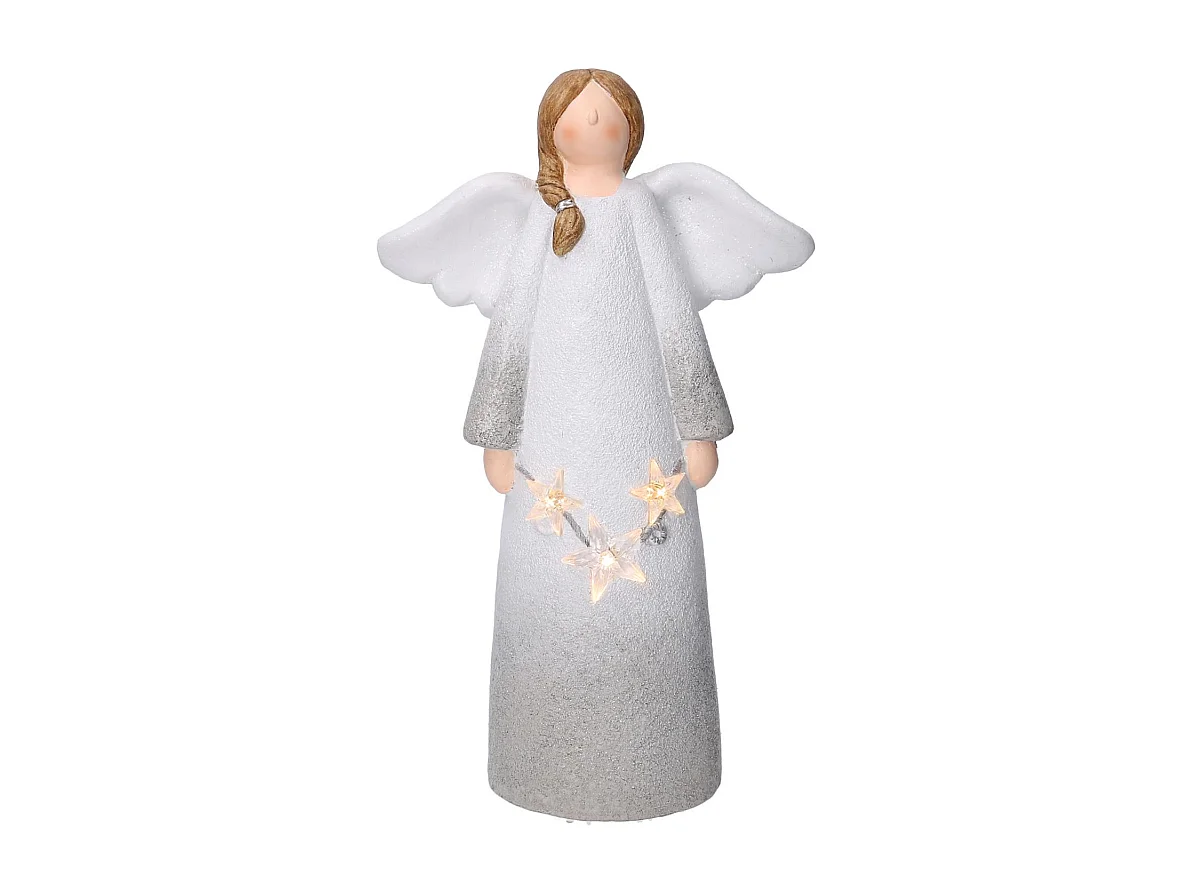 Angelo resina led bianco cm 24x11,5h41