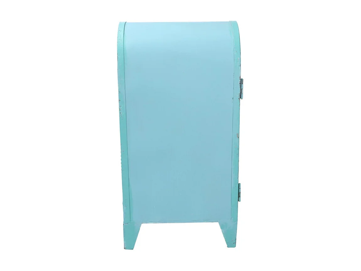 Cassetta posta metallo mare azzurro cm 18x13,5h35,5