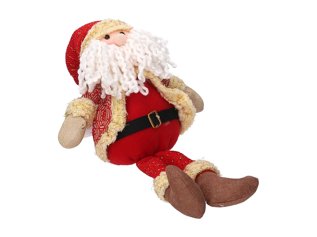 Babbo natale tessuto rosso cm 27x10h43