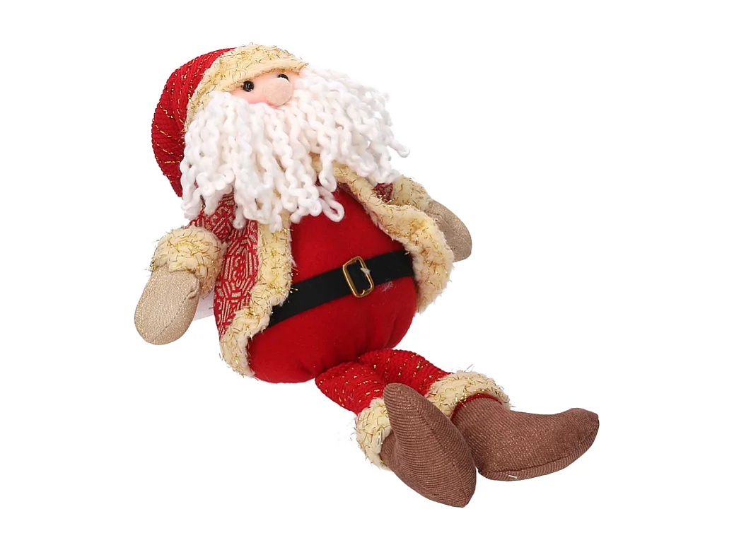 Babbo natale tessuto rosso cm 27x10h43
