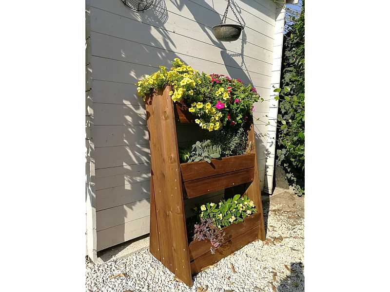 Ortofiore Inclinato o Diritto Con Vaschette Varie misure color castagno fsc - Inclinato