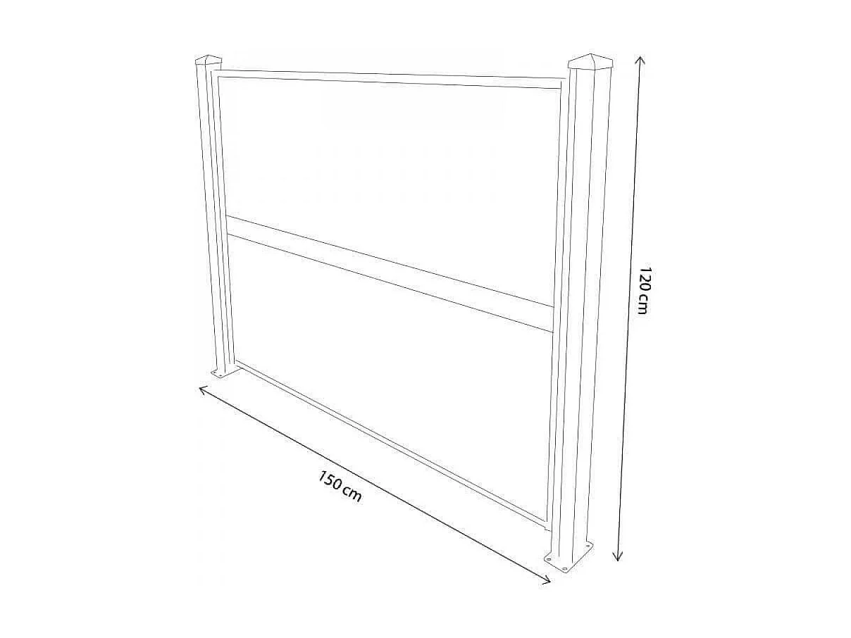 PANNELLO FENCING 150 X 120