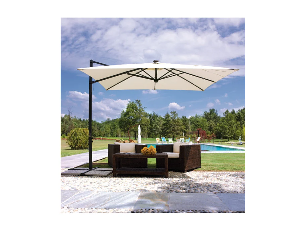 Pannello solare MOIA di ricambio per ombrellone Florida 3 x 3 mt, luci