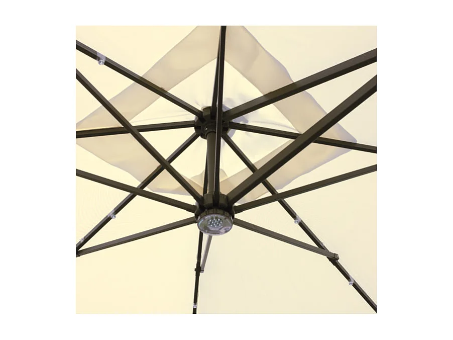 Pannello solare MOIA di ricambio per ombrellone Florida 3 x 3 mt, luci