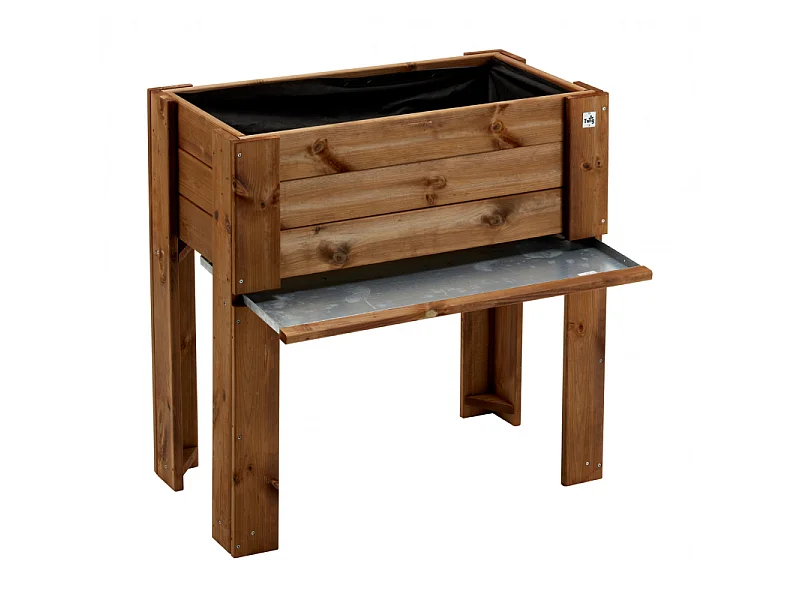 Giardiniera Rialzata o A terra Varie misure color castagno fsc - Rialzata 44x80