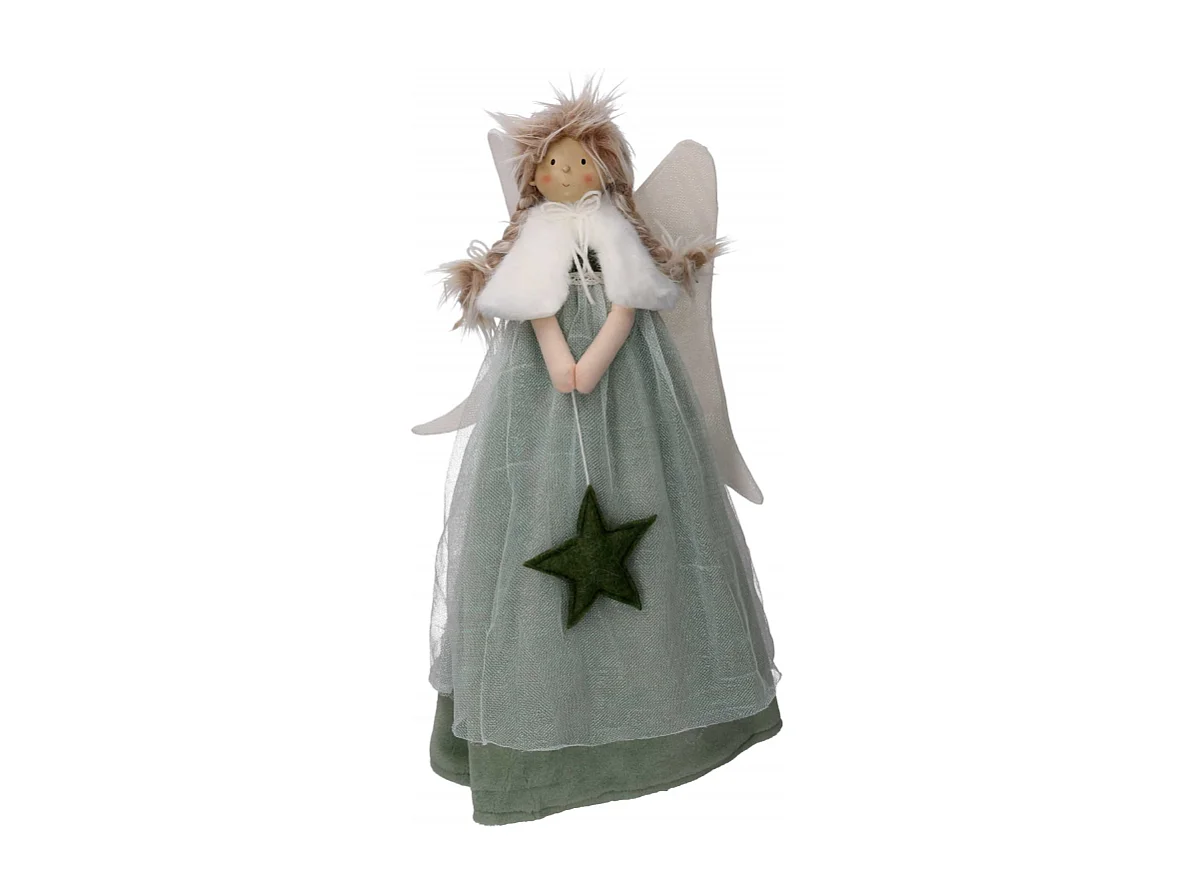 Angelo tessuto verde cm 36x22h60