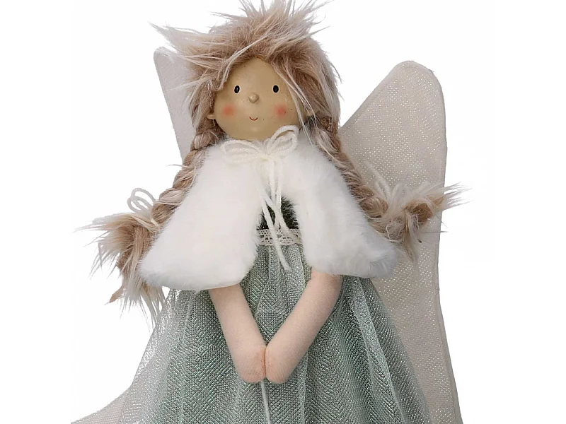 Angelo tessuto verde cm 36x22h60