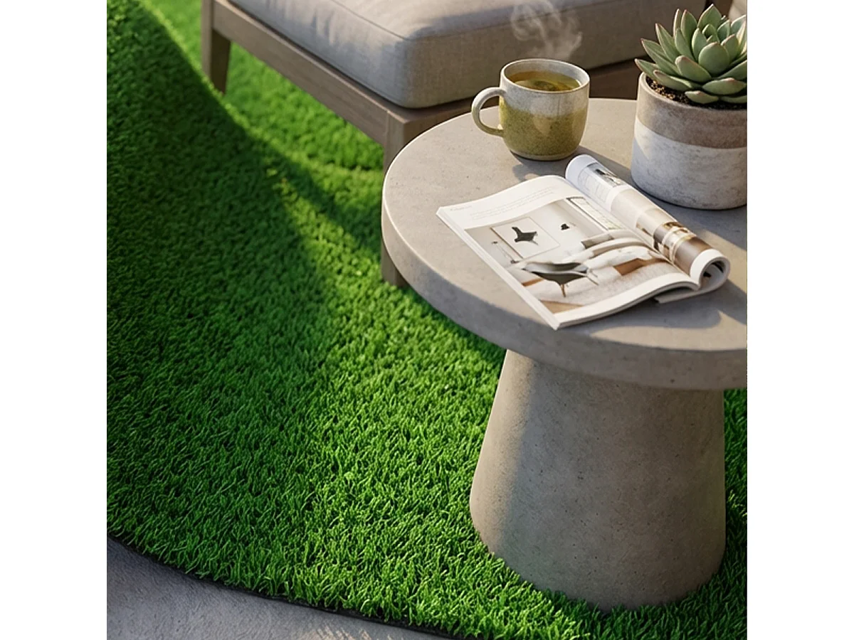 Kunstrasen-Rolle mit Grashalmen 25 x 2 m