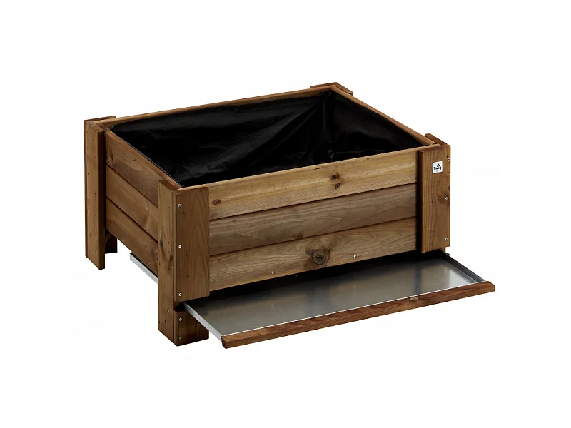 Giardiniera Rialzata o A terra Varie misure color castagno fsc - Terra 64x40