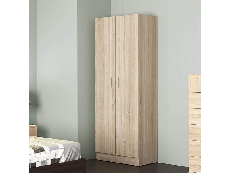 ARMADIO 2 ANTE LEOPOLD QUERCIA CHIARO