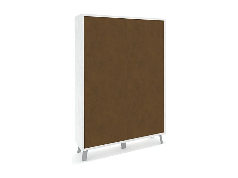 Mobile 4 Ante Kit Ossido Bianco cm 108x41x161h - Sarmog