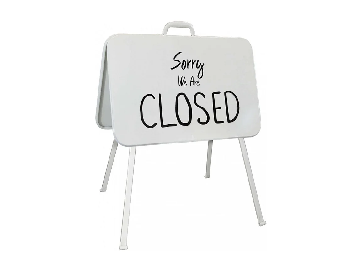 CARTELLO IN FERRO OPEN/CLOSED PIERRE