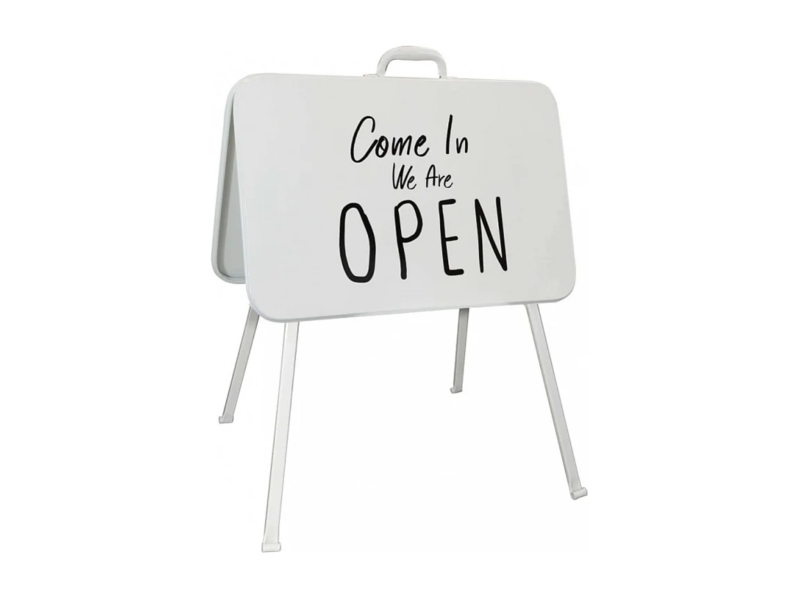 CARTELLO IN FERRO OPEN/CLOSED PIERRE