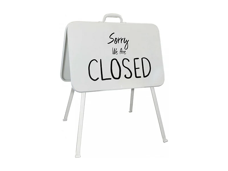 CARTELLO IN FERRO OPEN/CLOSED PIERRE