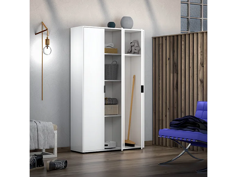 Armadio multiservizio 3 ante JOLLY Made in Italy cm 107x36x180h