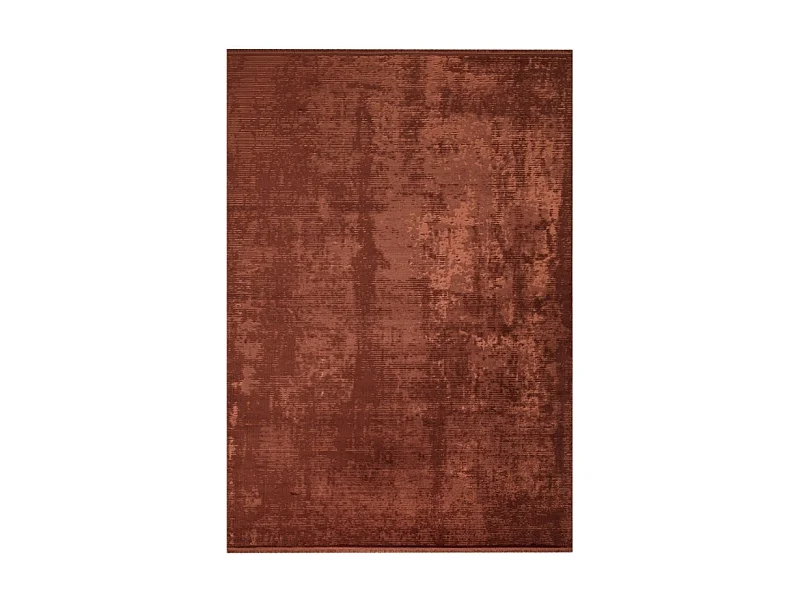 Tappeto antiscivolo vintage bambù colore arancione tabacco 160x230