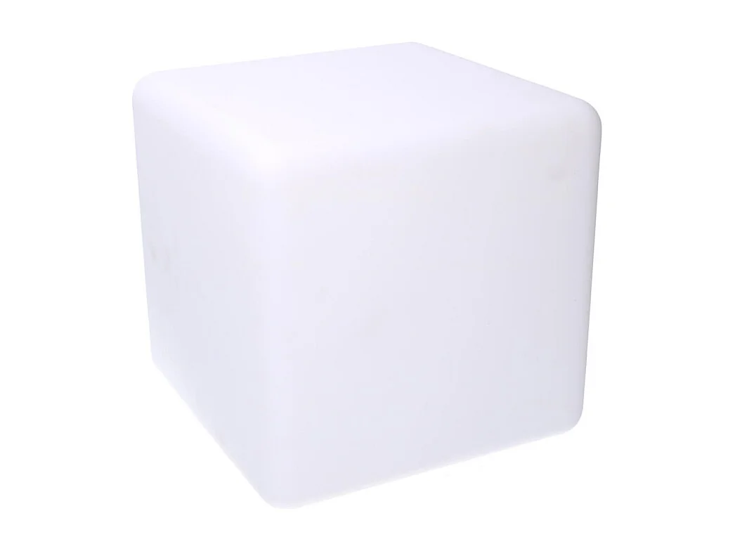 Lampada led plastica ricaricabile multicolor quadro cm 30x30h30