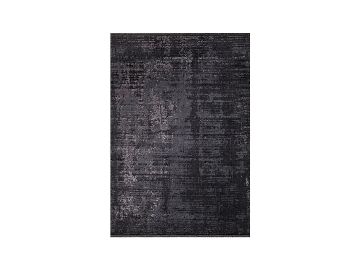 Tappeto antiscivolo vintage bambù colore antracite 120x180