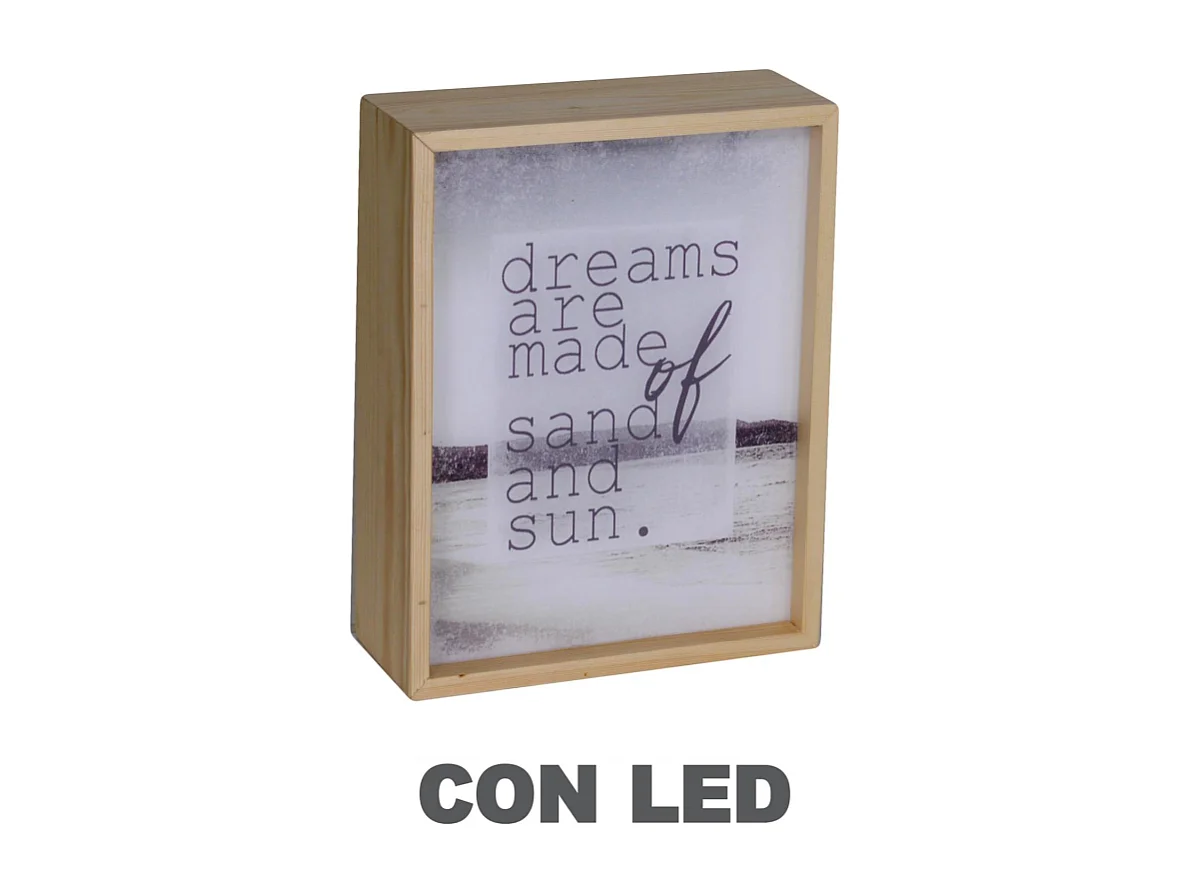 Lampada led scritte cm20x8h26