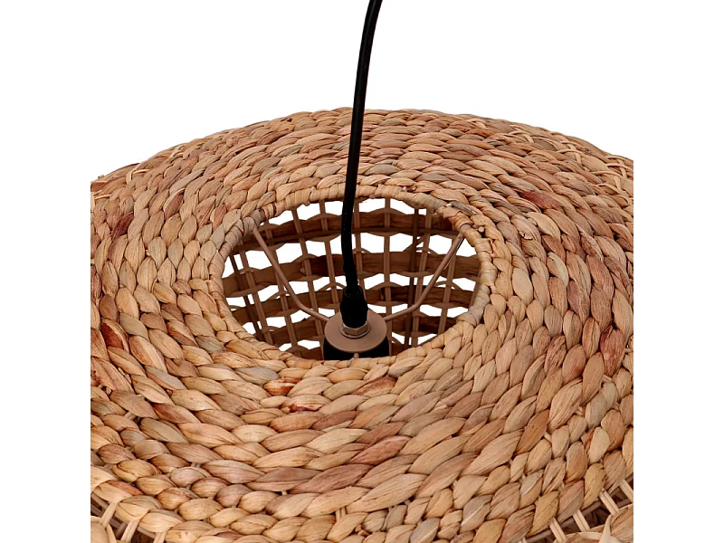 Lampadario rattan naturale con attacco cm ø60h29,5
