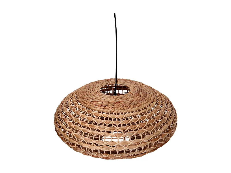 Lampadario rattan naturale con attacco cm ø60h29,5
