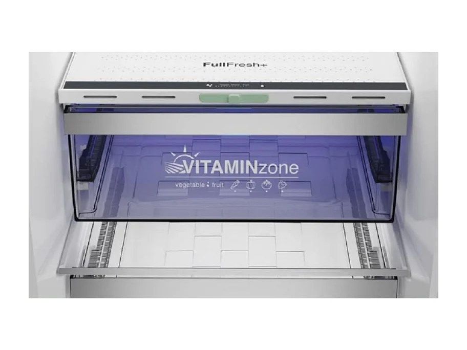 Frigorifero combinato Grundig GKPN66840LXRW libera installazione no frost 324 lt classe C dark inox