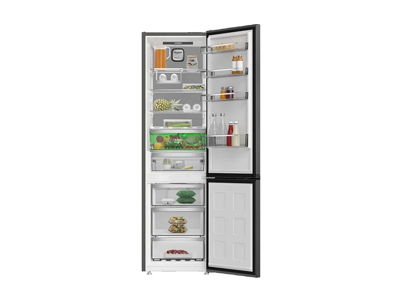 Frigorifero combinato Grundig GKPN66840LXRW libera installazione no frost 324 lt classe C dark inox